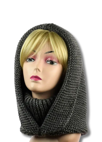 -капюшон з коміром в'язаний - Анжеліка. No Brand Жіночий капор (363019857)