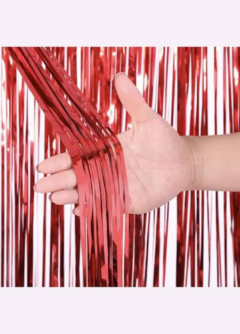 для фотозони 1 м на 1 м червоний Jannet Дощик (316296157)