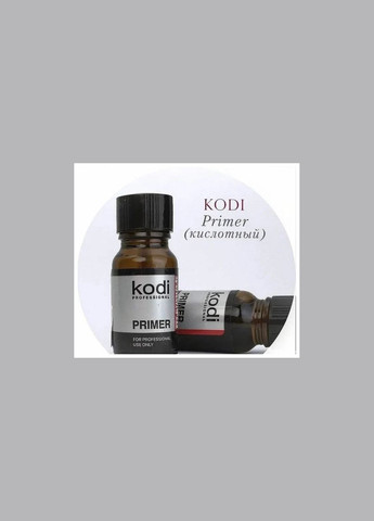 Праймер кислотный Kodi Acid Primer грунтовочное средство для гель лака, геля, акрила, 10мл Kodi Professional (297923295)