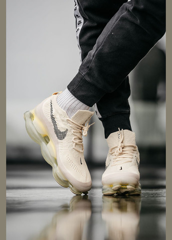Бежеві Осінні кросівки чоловічі і жіночі nike air max scorpion fk beige | найк аір макс скорпіон фк бежевий No Brand