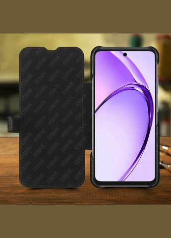 Чехол книжка Premium для OPPO A3 4G Чёрный (77915) Stenk (305665358)