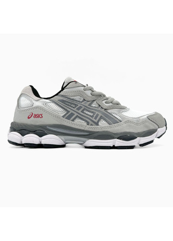 Серые демисезонные кроссовки мужские asics gel-nyc grey асикс гель нюк No Brand