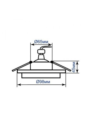 Встраиваемый светильник DL2911 (41133) Feron (308019490)