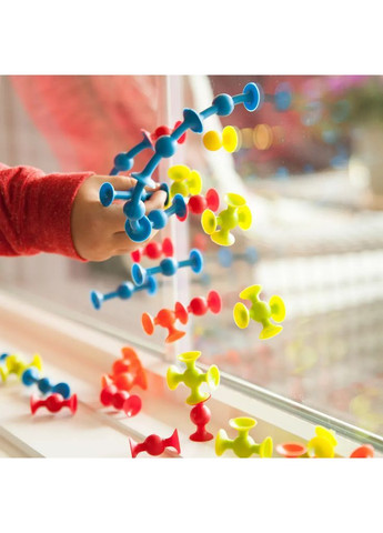 Конструктор Mini Squigz з присосок, 75 присосок Fat Brain Toys F107ML (366524127)