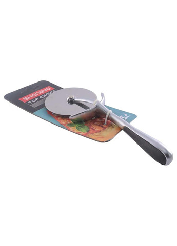 Роликовий ніж для піци з гострим лезом з нержавіючої сталі та силіконовою ручкою, що не ковзає Kitchen Master (335014539)