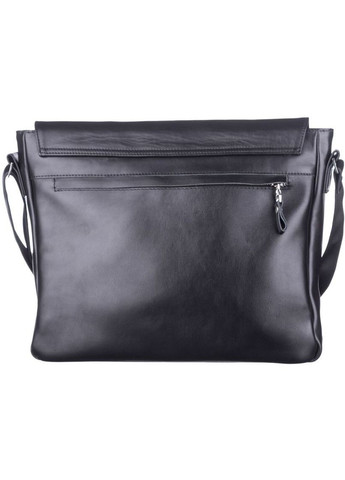 Кожаная сумка кросс боди мужская мессенджер через плечо черная 11039 Shvigel (329196552)