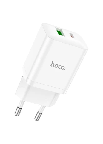 Сетевое зарядное устройство PD20W+QC3.0 charger set(C to iP) White (6931474783530) Hoco N28 Founder (340061416)