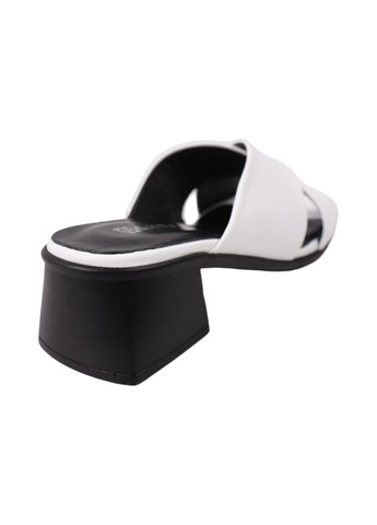 Белые шлепанцы женские белые натуральная кожа Guero