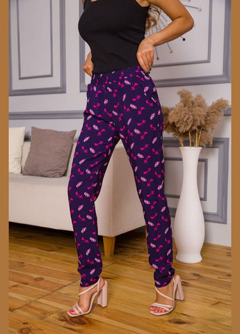 Брюки женские, цвет сине-розовый, 172R13200 Ager (292131190)