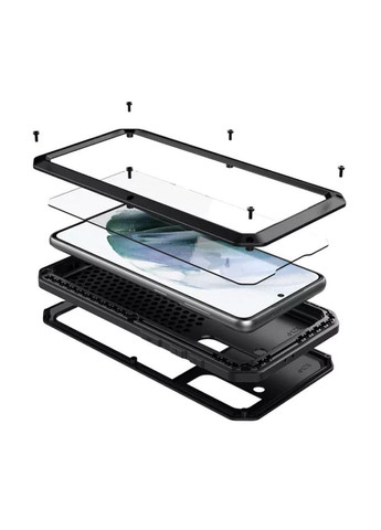 Протиударний чохол Doom Armor для смартфона Samsung Galaxy S21 (SMG991) - Black Primo (265536458)