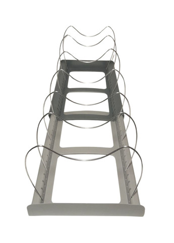 Раздвижной органайзер для кастрюль и крышек 30-55х20 см (регулируемый органайзер для кухни) No Brand (325461621)