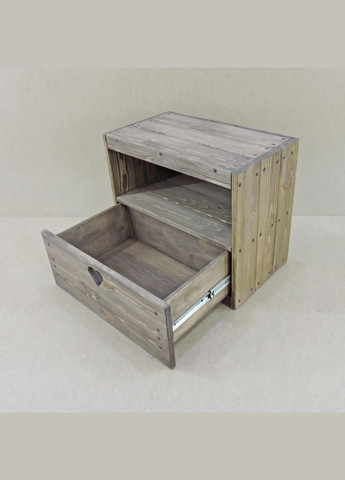 Приліжкова тумба з дерева Муїла капучино (ПТМ-000609) No Brand (328073188)