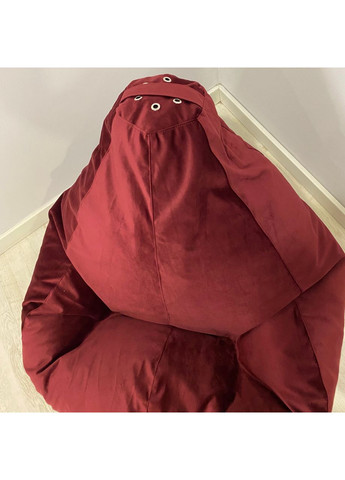 Крісло-мішок груша, XXL - 140х100 Велюр Florida Burgundy SkyPuff (361257689)