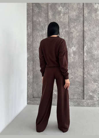 Жіночий якісний спортивний червоний костюм кофта і широкі штани палаццо No Brand (325479182)