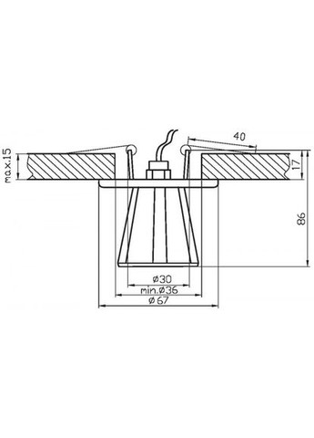 Точковий світильник SK-58 (2217799) Candellux (361312809)