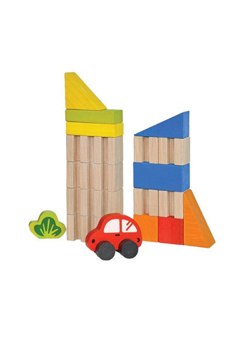 Дерев'яні Будівельні блоки «Місто», 18 деталей Igroteco (365641881)