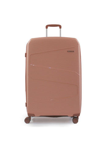 Чемодан большой L полипропилен пудра 76х50х32+5/118л/4.6кг/ 293 WORLDLINE (324802263)