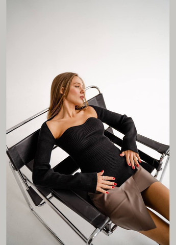 Кофта в рубчик з гарним вирізом Україна (327880209)