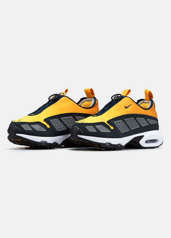 Кроссовки женские и мужские Nike Air Max Sunder SNDR yellow black white | Найк Аир Макс Сандер СНДР желтые черные белые No Brand жёлтые всесезоны (315018926)