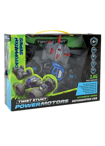 Радіокерований перевертун POWERMOTORS з акумулятором, світлом і звуком, 35,5×25,5×8 см - No Brand PM3407 (371925628)