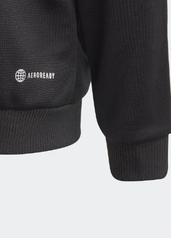 Худі Train Essentials AEROREADY 3-Stripes Regular-Fit Full-Zip adidas (299376262)