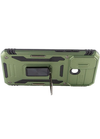Ударостойкий чехол Camshield Army Кольцо для Xiaomi Redmi 10C Зеленый Epik (372499744)