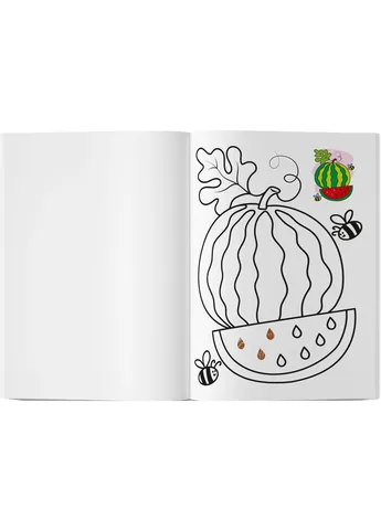 Кольорованка. Фрукти Crystal Book (393737910)