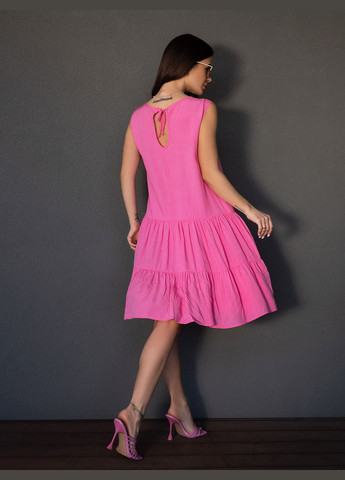 Рожева повсякденний сукні ISSA PLUS однотонна