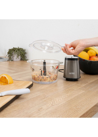 Подрібнювач чопер електричний універсальний FA-5113-2-GR для овочів і м’яса First Austria (334004708)