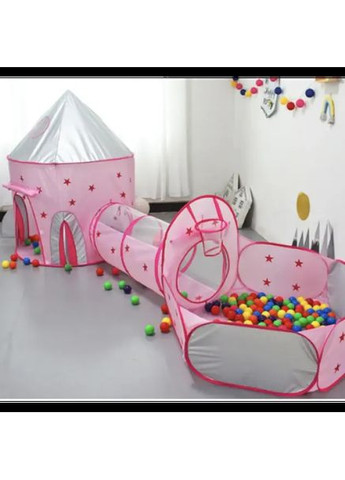 Намет дитячий ігровий / Великий дитячий намет з тунелем та сухим басейном / Намет будинок для дітей Intex (364874250)