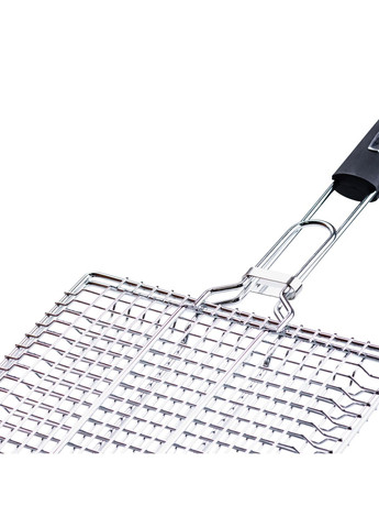 Решетка-гриль для барбекю TS Kitchen с резиновой ручкой 24х24х4 см No Brand HP455RESH (299239262)