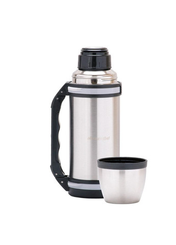 Термос из нержавеющей стали с ручкой и ремешком 1000 мл KM-2090 Kamille (360643152)