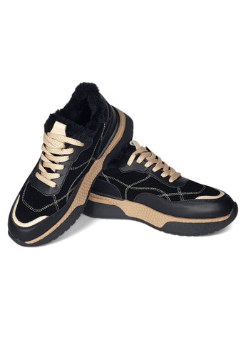 Зимові кросівки Wollen чорні зими (303284163)