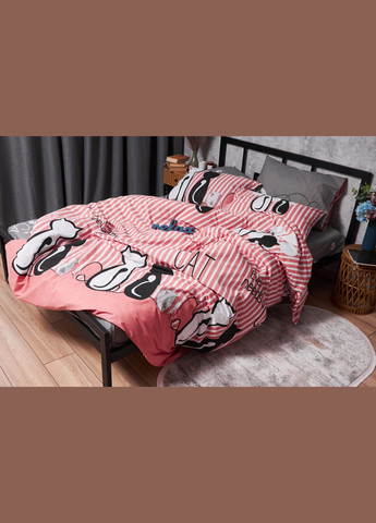 Комплект постільної білизни Бязь Gold Люкс двоспальний 175х210 наволочки 4х70х70 (MS-820003229) Moon&Star Cat (288043560)