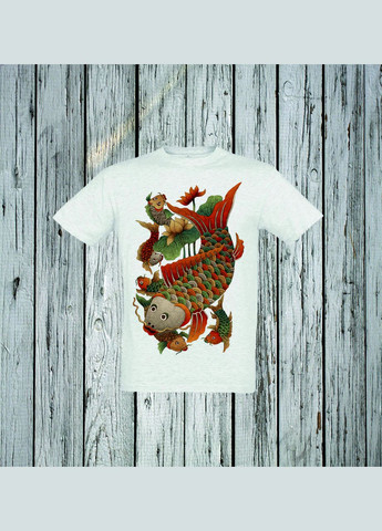 Футболка YOUstyle Fish-with-lotus 0160 Gildan (279540919)