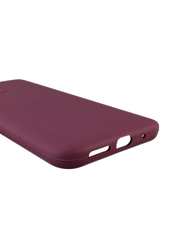 Чохол для Redmi 10 (4G) силіконовий з мікрофіброю нековзний на сяомі редмі 10 4г бордовий Xiaomi (366389799)