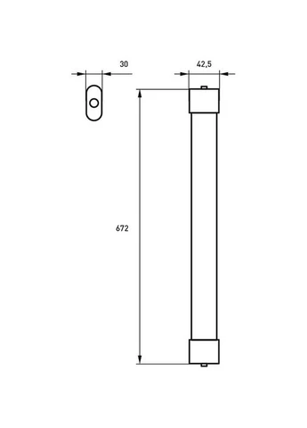 Світильник LED IP65 18W 4000K 0.6m SLIM (LED-FX(0.6)-18/41(slim)) Eurolamp (323110830)