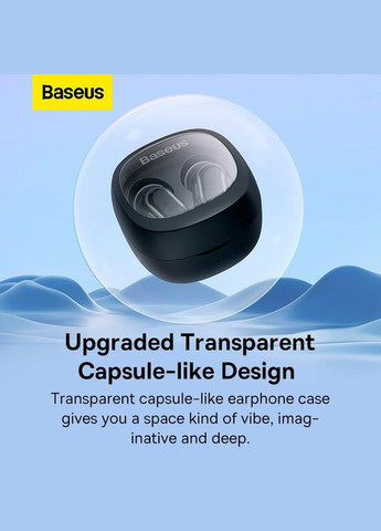 Навушники Bowie WM02 True Wireless Earphones чорні Baseus (280876926)
