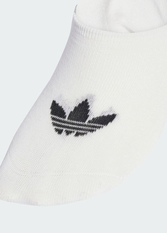 Білі три пари шкарпеток low cut socks adidas логотипи (338184991)