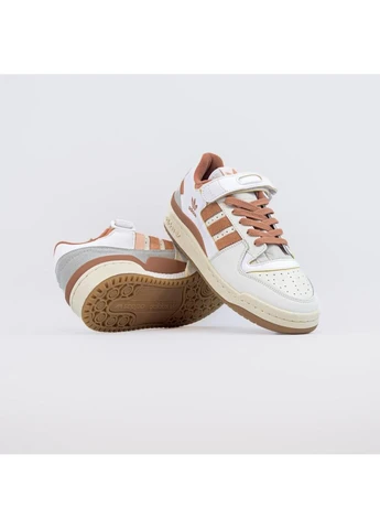 Бежеві кросівки чоловічі adidas forum 84 low cream orange адідас форум 84 бежеві демісезон No Brand