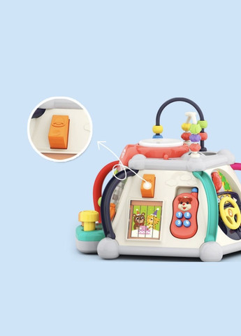 Розвиваючий центр Мультибокс 12892 багатофункціональна іграшка, українською мовою Limo Toy (327215934)