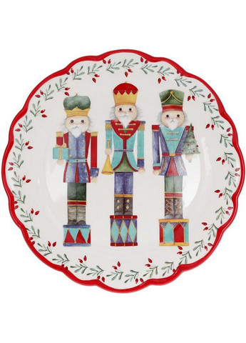 Підставка для торта "Лускунчик", кераміка 21,6х21,6х9,6 см Bona (289364163)