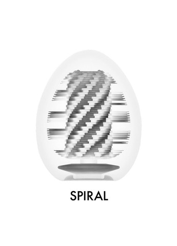 Мастурбатор-яйцо Egg Spiral, плотный TPE, пробник лубриканта 5 мл Tenga (315348163)