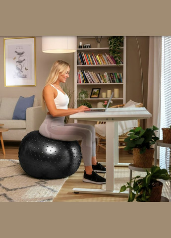 Фітбол масажний 65см + насос Hop-Sport (362028107)