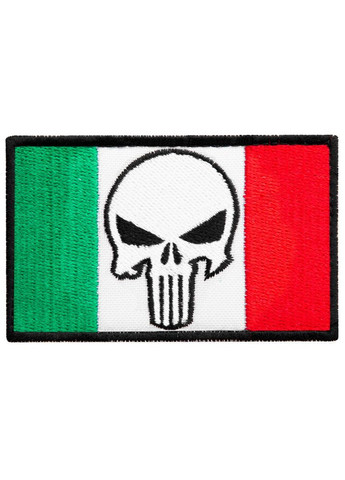 Набір шевронів 2 шт з липучкою Череп Карателя Punisher Прапор Мексики 5х8 см вишитий патч нашивка Мексика IDEIA (300229160)