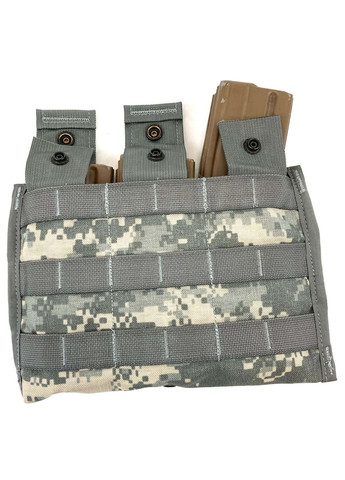 Результат тактичен для трех магазинов М4, М16, AR15 Three Mag Pouch Пиксель General (298400375)