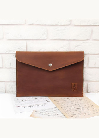 Папка для бумаги Crazy Horse натуральная кожа Коньячный STOK (301038423)