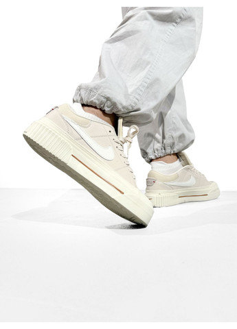 Бежевые демисезонные кроссовки мужские nike court legacy beige найк коурт легаси No Brand