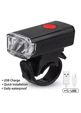 Вело фара RB-B11 велосипедний акумуляторний водонепроникний ліхтар із кріпленням micro-USB XPE WD (297331827)
