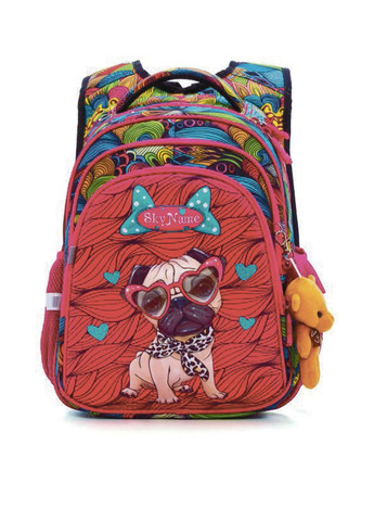 Рюкзак + брелок игрушка цвет розовый ЦБ-00255099 SkyName (296909351)